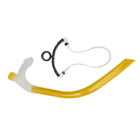 Swimming Snorkel Reduced Drag Silicone Swimming Breathing Tube with Adjustable Head Brace for Snorkeling V1294-YM0512-3111220290613