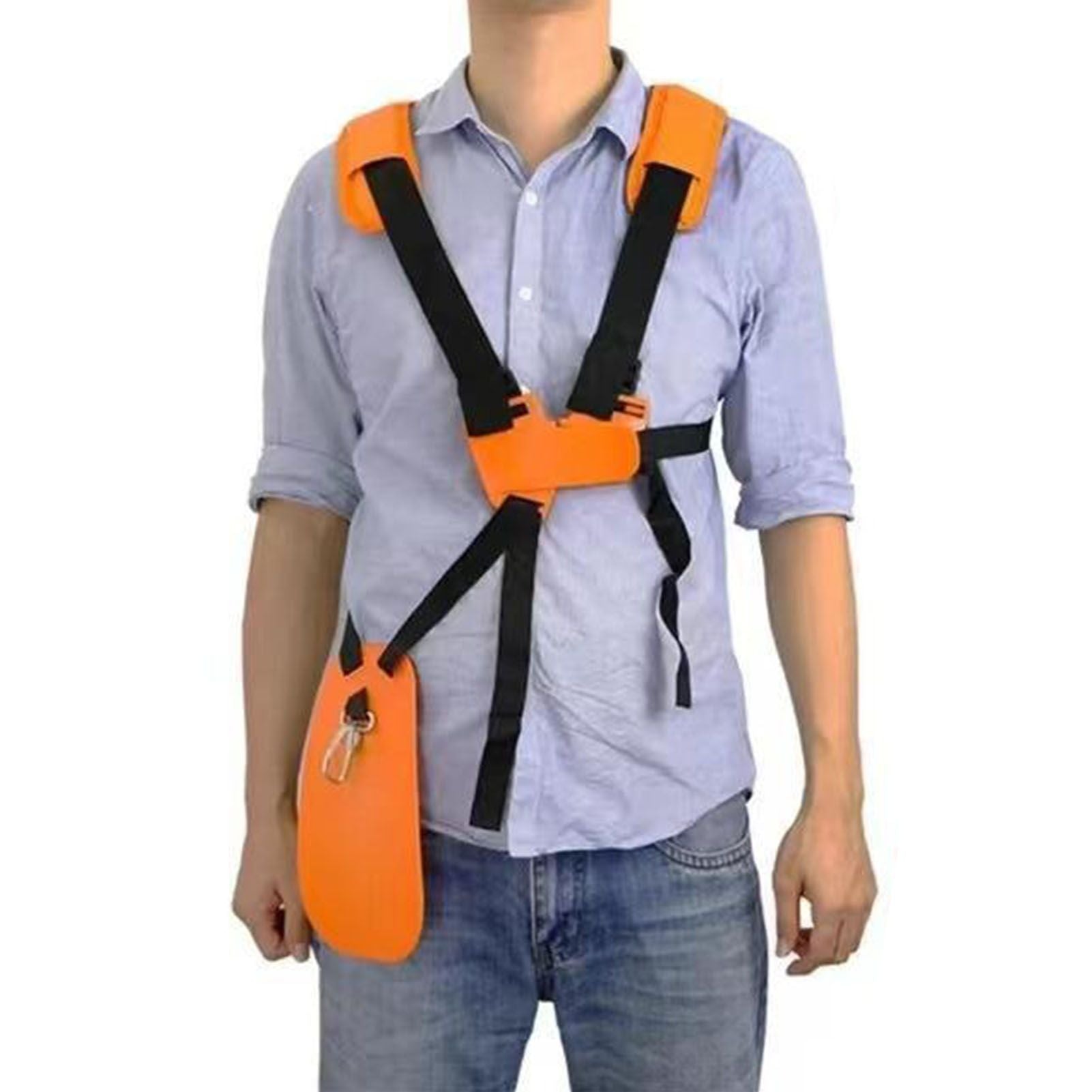 Trimmer Double Shoulder Harness Strap Brush Cutter Shoulder Strap Padded Garden Mower Nyon Belt for FS120 V1294-YM0512-3111220291411