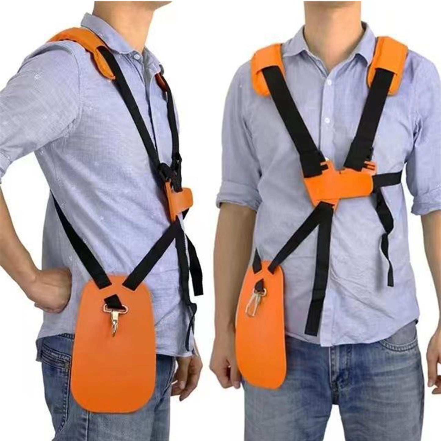 Trimmer Double Shoulder Harness Strap Brush Cutter Shoulder Strap Padded Garden Mower Nyon Belt for FS120 V1294-YM0512-3111220291411