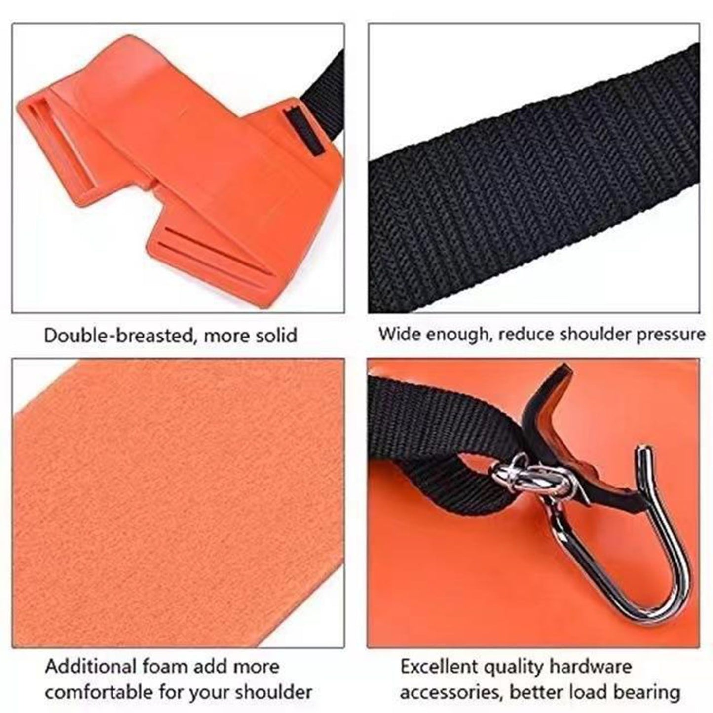 Trimmer Double Shoulder Harness Strap Brush Cutter Shoulder Strap Padded Garden Mower Nyon Belt for FS120 V1294-YM0512-3111220291411