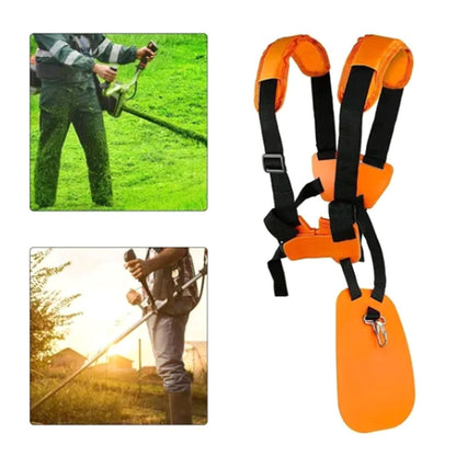 Trimmer Double Shoulder Harness Strap Brush Cutter Shoulder Strap Padded Garden Mower Nyon Belt for FS120 V1294-YM0512-3111220291411