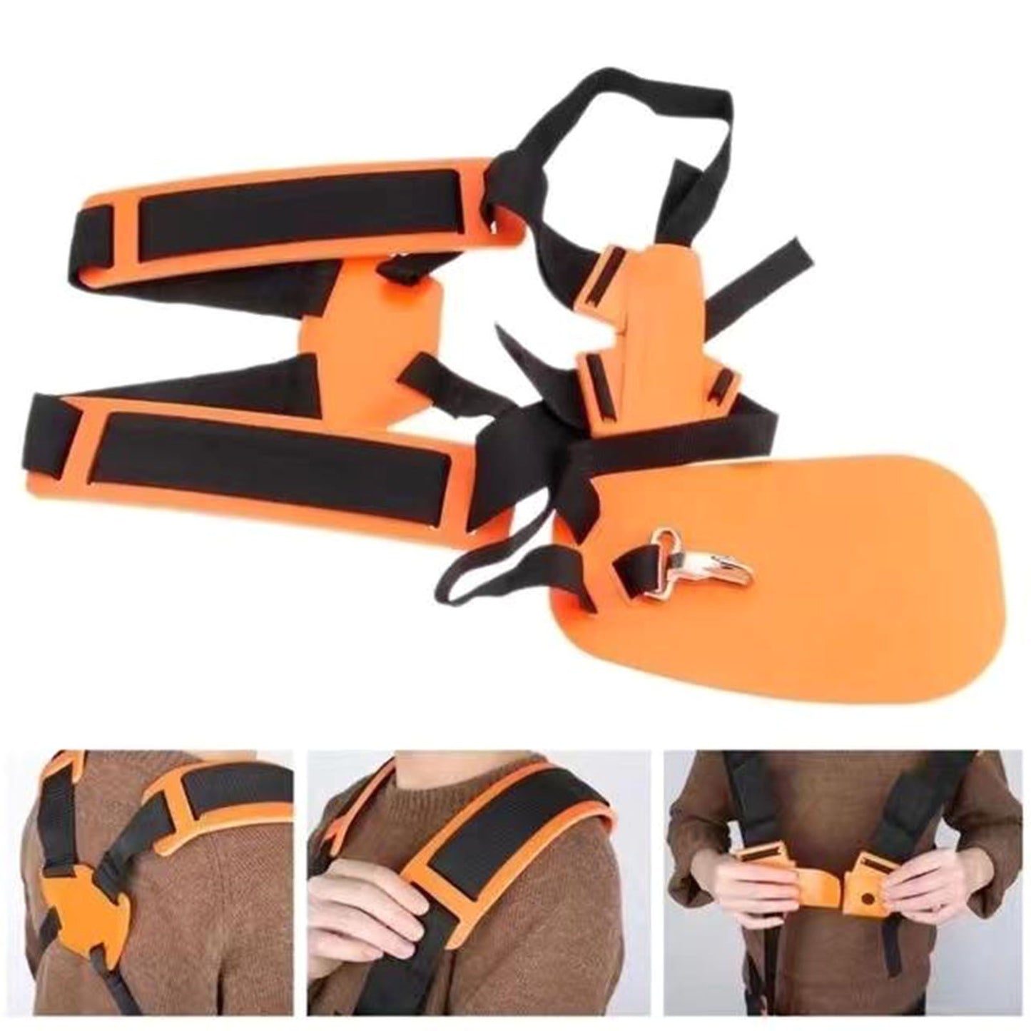 Trimmer Double Shoulder Harness Strap Brush Cutter Shoulder Strap Padded Garden Mower Nyon Belt for FS120 V1294-YM0512-3111220291411
