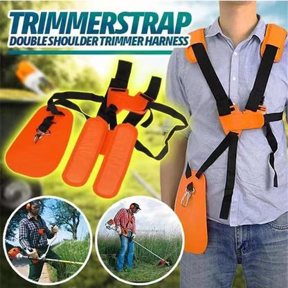 Trimmer Double Shoulder Harness Strap Brush Cutter Shoulder Strap Padded Garden Mower Nyon Belt for FS120 V1294-YM0512-3111220291411