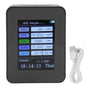 Indoor Air Quality Monitor for TUYA WiFi Smart PM2.5 Formaldehyde Testing 7 in 1 Calendar Time Function Air V1294-YM0512-3111220291511