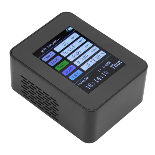 Indoor Air Quality Monitor for TUYA WiFi Smart PM2.5 Formaldehyde Testing 7 in 1 Calendar Time Function Air V1294-YM0512-3111220291511