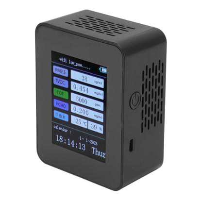 Indoor Air Quality Monitor for TUYA WiFi Smart PM2.5 Formaldehyde Testing 7 in 1 Calendar Time Function Air V1294-YM0512-3111220291511