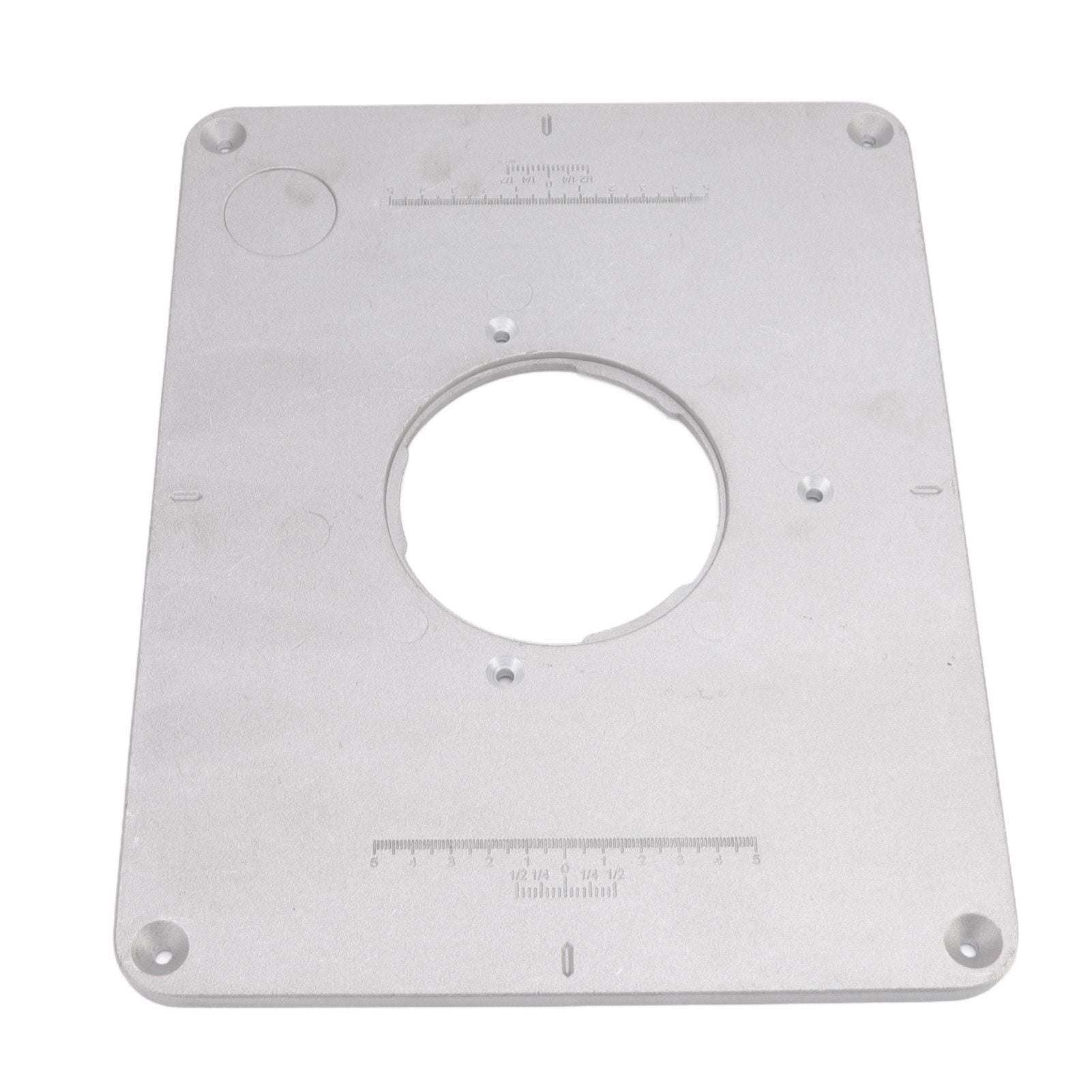 4-17/32in Aluminium Router Table Insert Plate For 625 624 for Bosch 1611 1615 for FEINRT 1800 for Woodworking V1294-YM0512-3111220291811