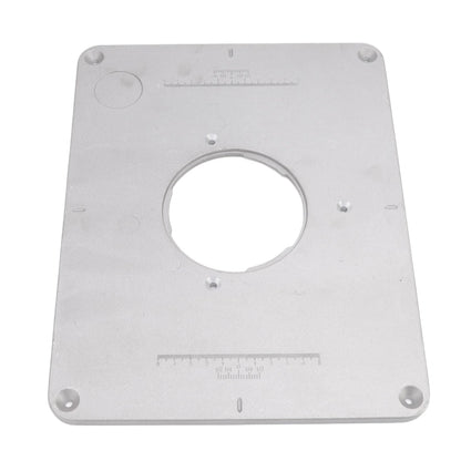 4-17/32in Aluminium Router Table Insert Plate For 625 624 for Bosch 1611 1615 for FEINRT 1800 for Woodworking V1294-YM0512-3111220291811