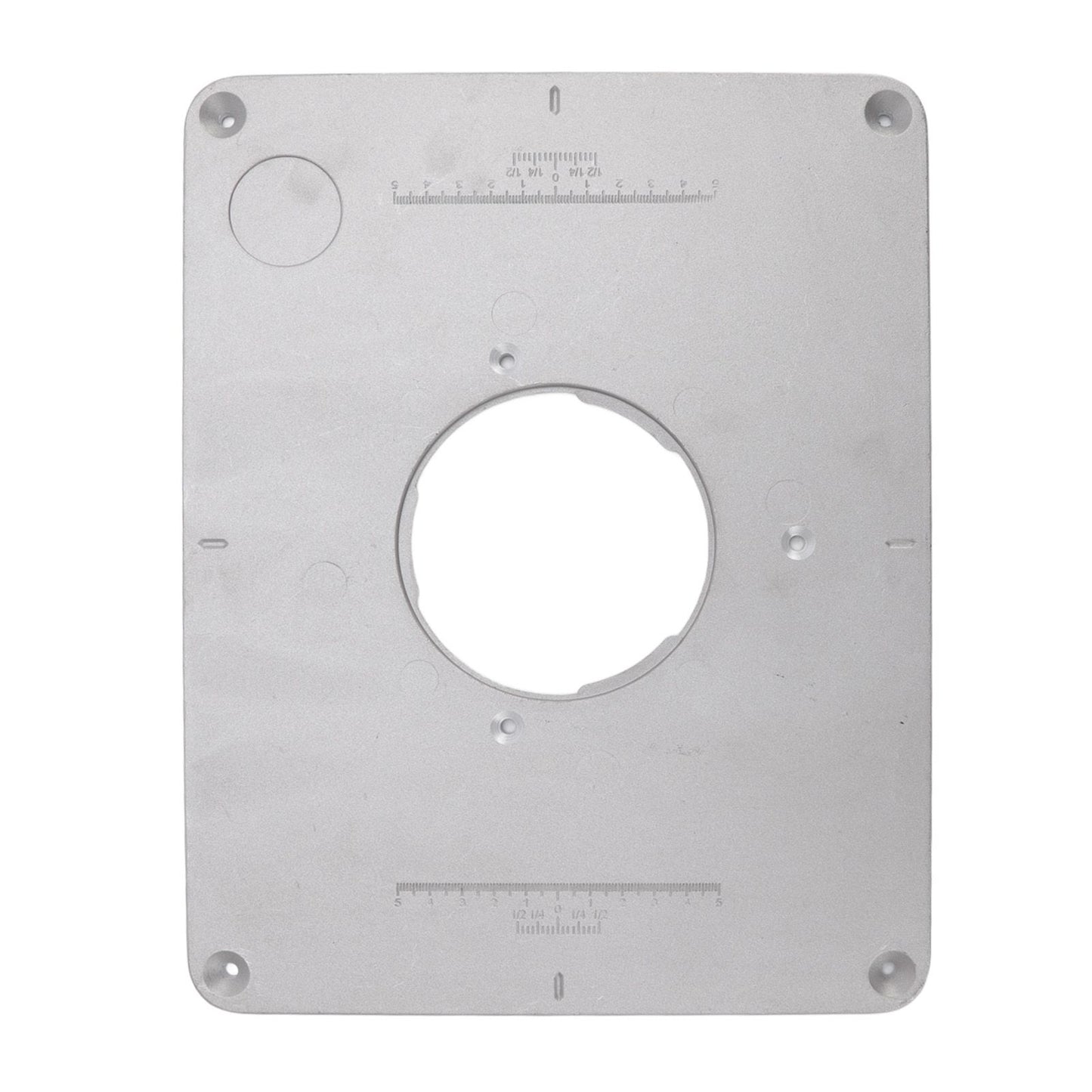 4-17/32in Aluminium Router Table Insert Plate For 625 624 for Bosch 1611 1615 for FEINRT 1800 for Woodworking V1294-YM0512-3111220291811