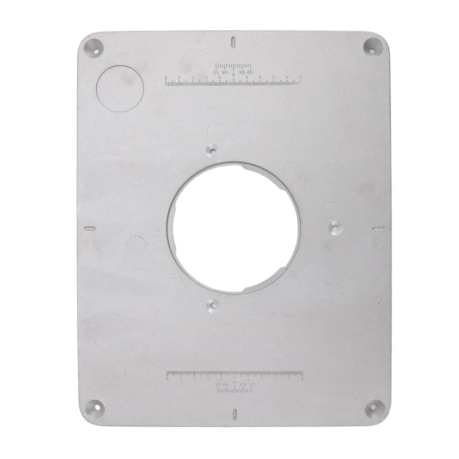 4-17/32in Aluminium Router Table Insert Plate For 625 624 for Bosch 1611 1615 for FEINRT 1800 for Woodworking V1294-YM0512-3111220291811