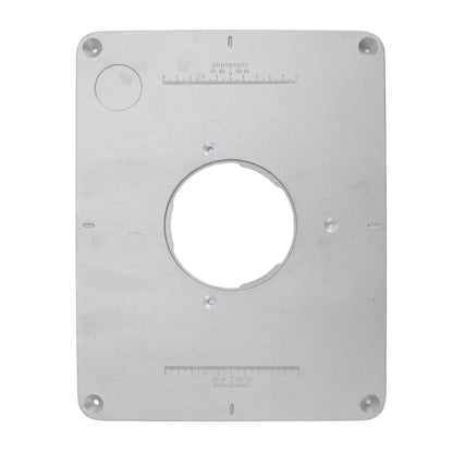 4-17/32in Aluminium Router Table Insert Plate For 625 624 for Bosch 1611 1615 for FEINRT 1800 for Woodworking V1294-YM0512-3111220291811