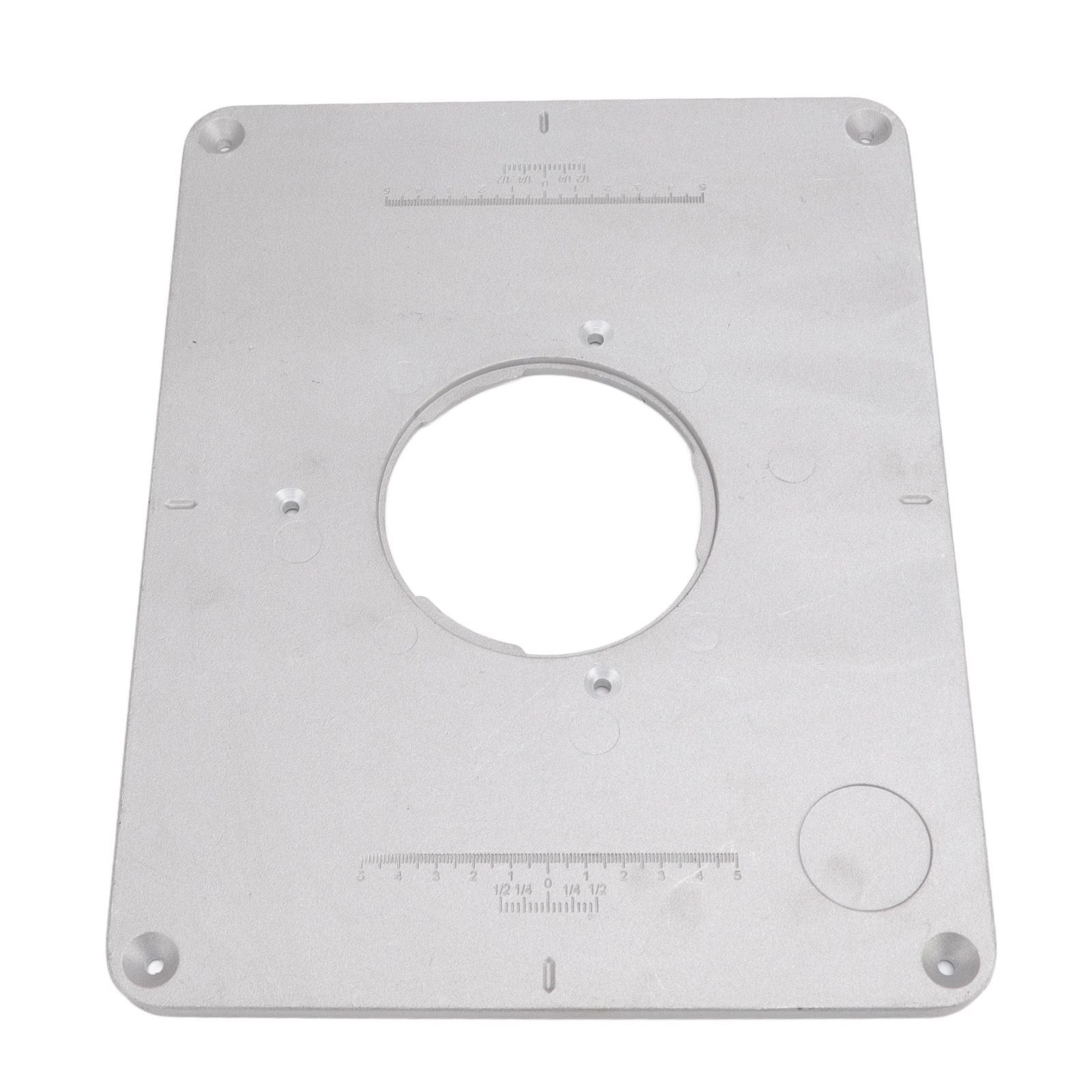 4-17/32in Aluminium Router Table Insert Plate For 625 624 for Bosch 1611 1615 for FEINRT 1800 for Woodworking V1294-YM0512-3111220291811