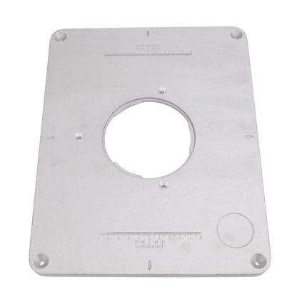 4-17/32in Aluminium Router Table Insert Plate For 625 624 for Bosch 1611 1615 for FEINRT 1800 for Woodworking V1294-YM0512-3111220291811