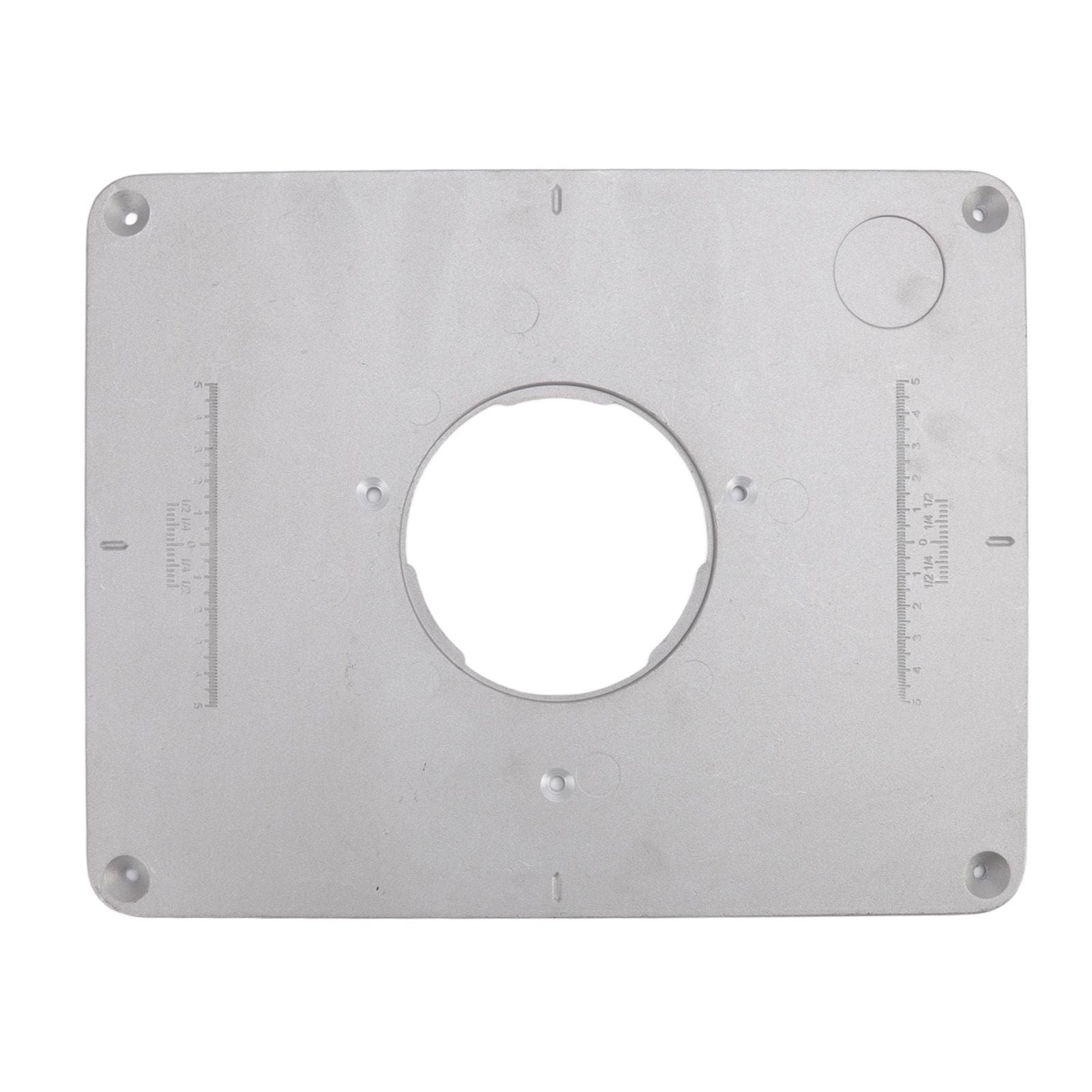4-17/32in Aluminium Router Table Insert Plate For 625 624 for Bosch 1611 1615 for FEINRT 1800 for Woodworking V1294-YM0512-3111220291811