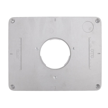 4-17/32in Aluminium Router Table Insert Plate For 625 624 for Bosch 1611 1615 for FEINRT 1800 for Woodworking V1294-YM0512-3111220291811