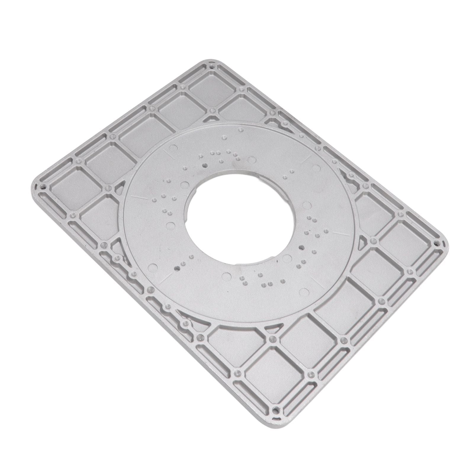 4-17/32in Aluminium Router Table Insert Plate For 625 624 for Bosch 1611 1615 for FEINRT 1800 for Woodworking V1294-YM0512-3111220291811