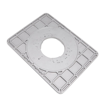 4-17/32in Aluminium Router Table Insert Plate For 625 624 for Bosch 1611 1615 for FEINRT 1800 for Woodworking V1294-YM0512-3111220291811