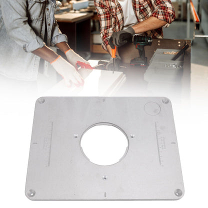 4-17/32in Aluminium Router Table Insert Plate For 625 624 for Bosch 1611 1615 for FEINRT 1800 for Woodworking V1294-YM0512-3111220291811