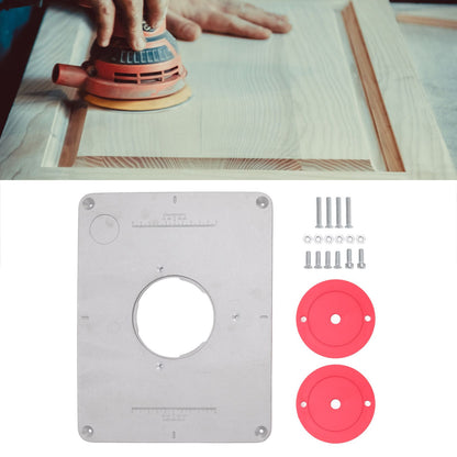 4-17/32in Aluminium Router Table Insert Plate For 625 624 for Bosch 1611 1615 for FEINRT 1800 for Woodworking V1294-YM0512-3111220291811