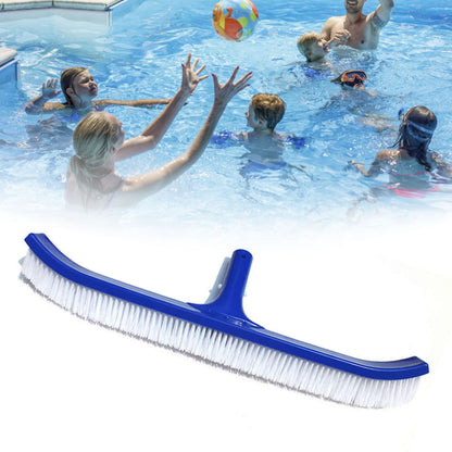 18in Pool Brushes for Cleaning Pool Wall Tile Nylon Bristle Pool Brush Head Curved Ends V1294-YM0512-3111220294411