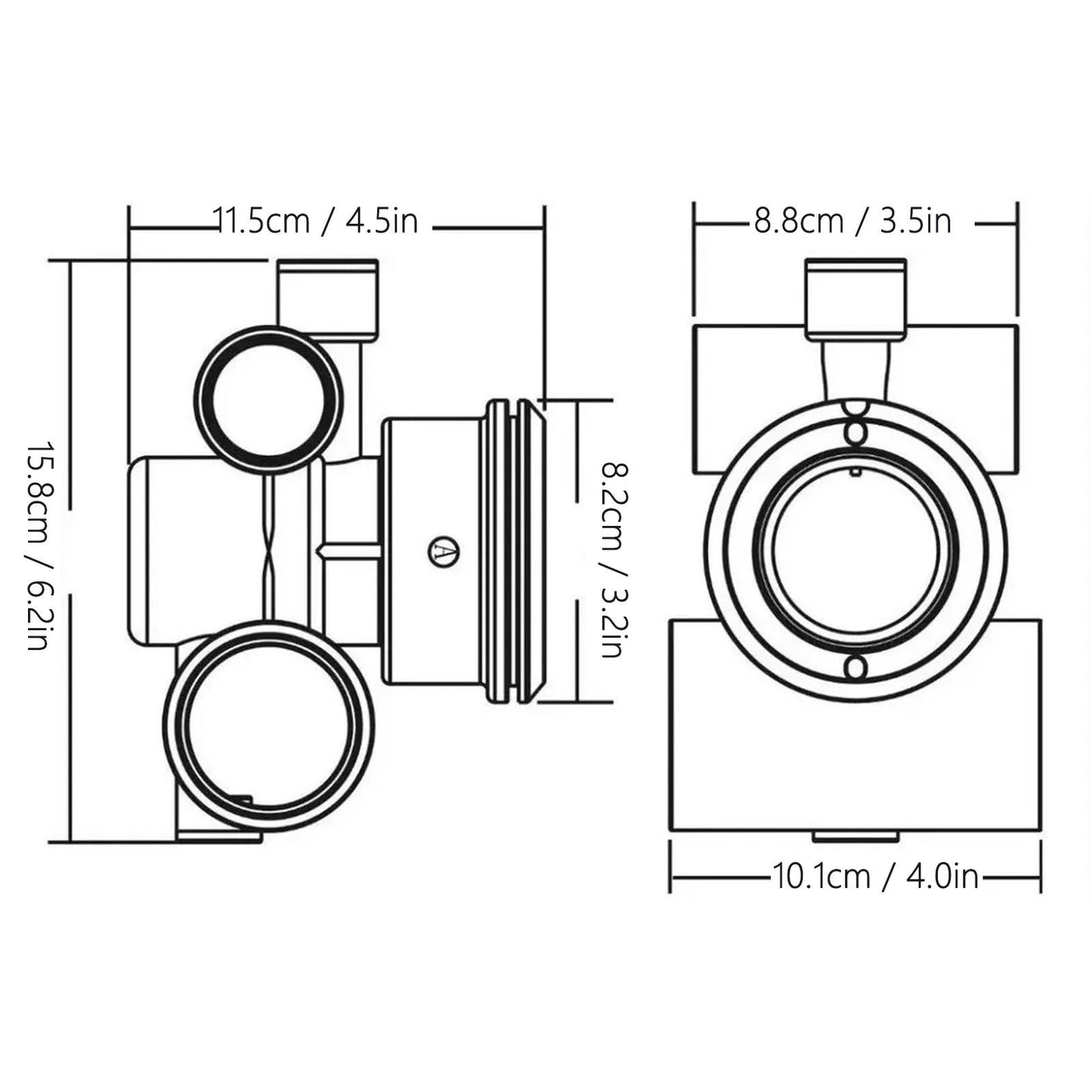Plastic Swimming Pool Massage Nozzle Spa Nozzle Swimming Pool Equipment Accessories V1294-YM0512-3111220294511
