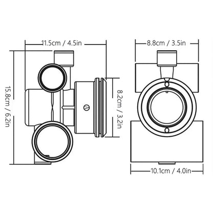 Plastic Swimming Pool Massage Nozzle Spa Nozzle Swimming Pool Equipment Accessories V1294-YM0512-3111220294511