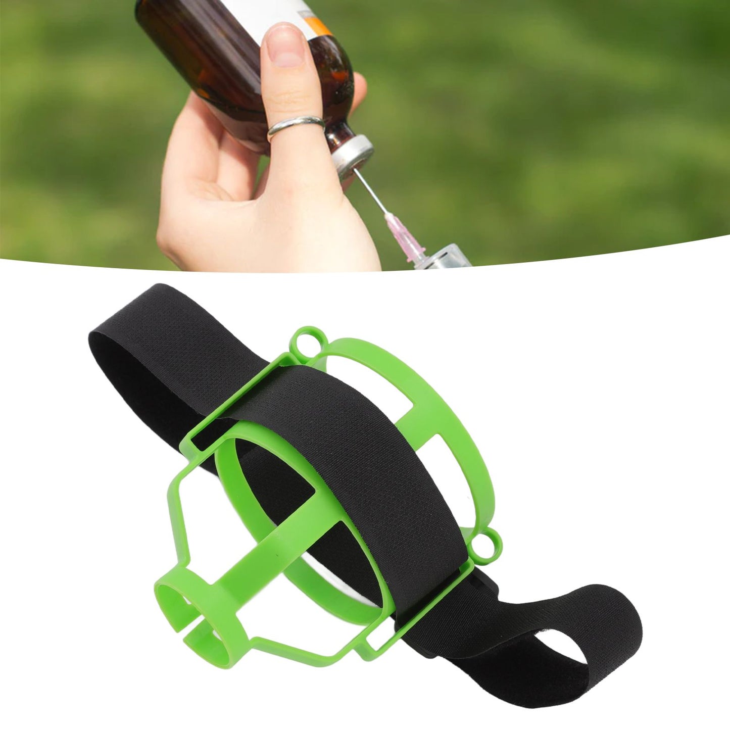 4 Pcs Animal Medicine Bottle Plastic Net Case for Veterinarian Animal Injection Animal Treatment V1294-YM0512-3111220295311