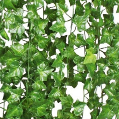 Simulated Ivy Cane Creeper Ivy Decorative Green Plants Ceiling Artificial Vine Eucalyptus Leaves 12PCS V1294-YM0512-3111220295411