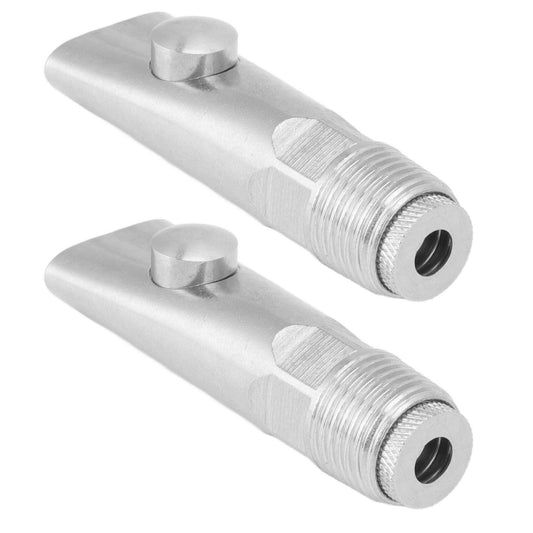 2pcs Pig Water Nipple Even Water Volume Stainless Steel G1/2 External Thread Pig Drinker for Sows Piglets V1294-YM0512-3111220295711