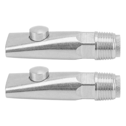 2pcs Pig Water Nipple Even Water Volume Stainless Steel G1/2 External Thread Pig Drinker for Sows Piglets V1294-YM0512-3111220295711