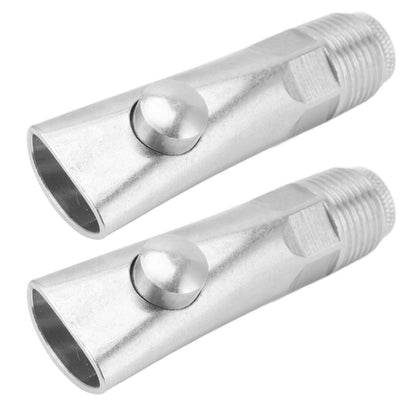 2pcs Pig Water Nipple Even Water Volume Stainless Steel G1/2 External Thread Pig Drinker for Sows Piglets V1294-YM0512-3111220295711