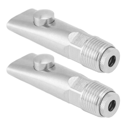 2pcs Pig Water Nipple Even Water Volume Stainless Steel G1/2 External Thread Pig Drinker for Sows Piglets V1294-YM0512-3111220295711