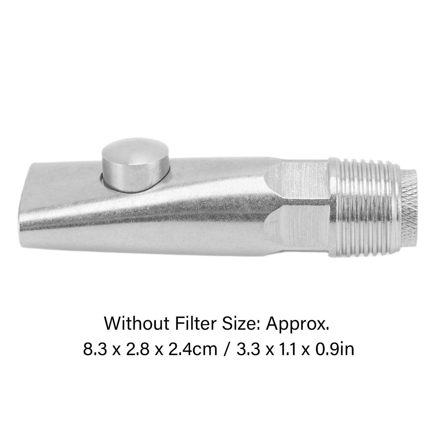 2pcs Pig Water Nipple Even Water Volume Stainless Steel G1/2 External Thread Pig Drinker for Sows Piglets V1294-YM0512-3111220295711