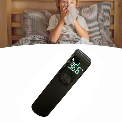 Forehead Thermometer Black Mini Portable Contactless Infrared Handheld Electronic Thermometer for Home V1294-YM0512-3111220296111