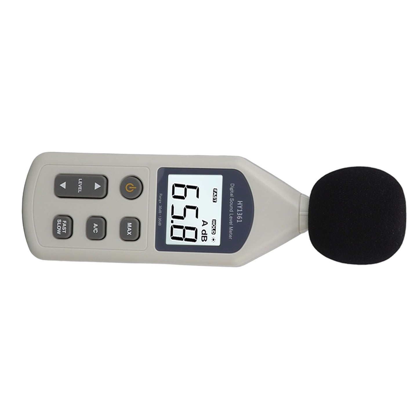 Decibel Meter High Accuracy LCD Screen 30 to 130dBA 5V USB Noise Detector with Backlight for Hospitals V1294-YM0512-3111220296211