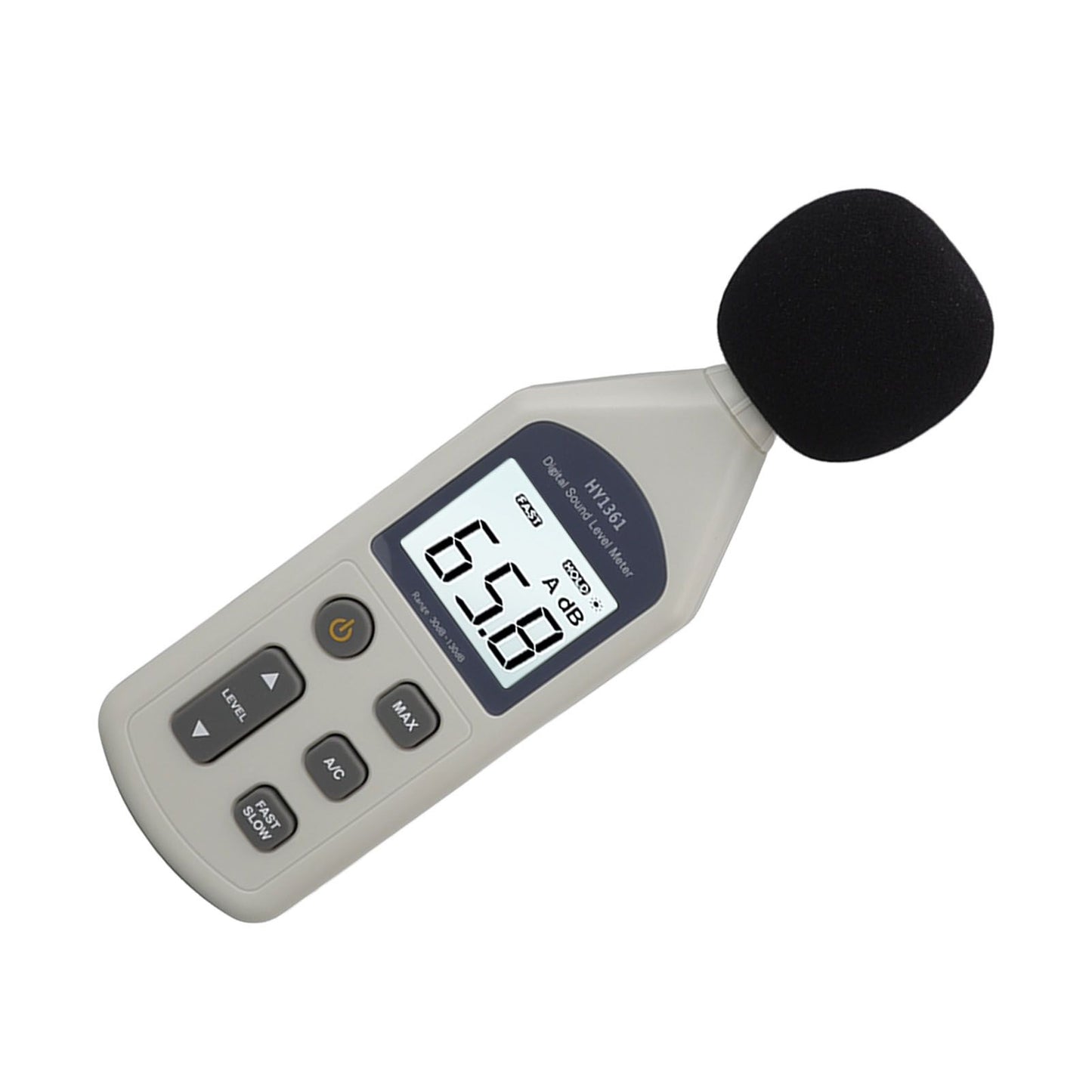 Decibel Meter High Accuracy LCD Screen 30 to 130dBA 5V USB Noise Detector with Backlight for Hospitals V1294-YM0512-3111220296211