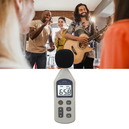 Decibel Meter High Accuracy LCD Screen 30 to 130dBA 5V USB Noise Detector with Backlight for Hospitals V1294-YM0512-3111220296211