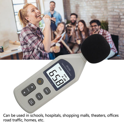 Decibel Meter High Accuracy LCD Screen 30 to 130dBA 5V USB Noise Detector with Backlight for Hospitals V1294-YM0512-3111220296211