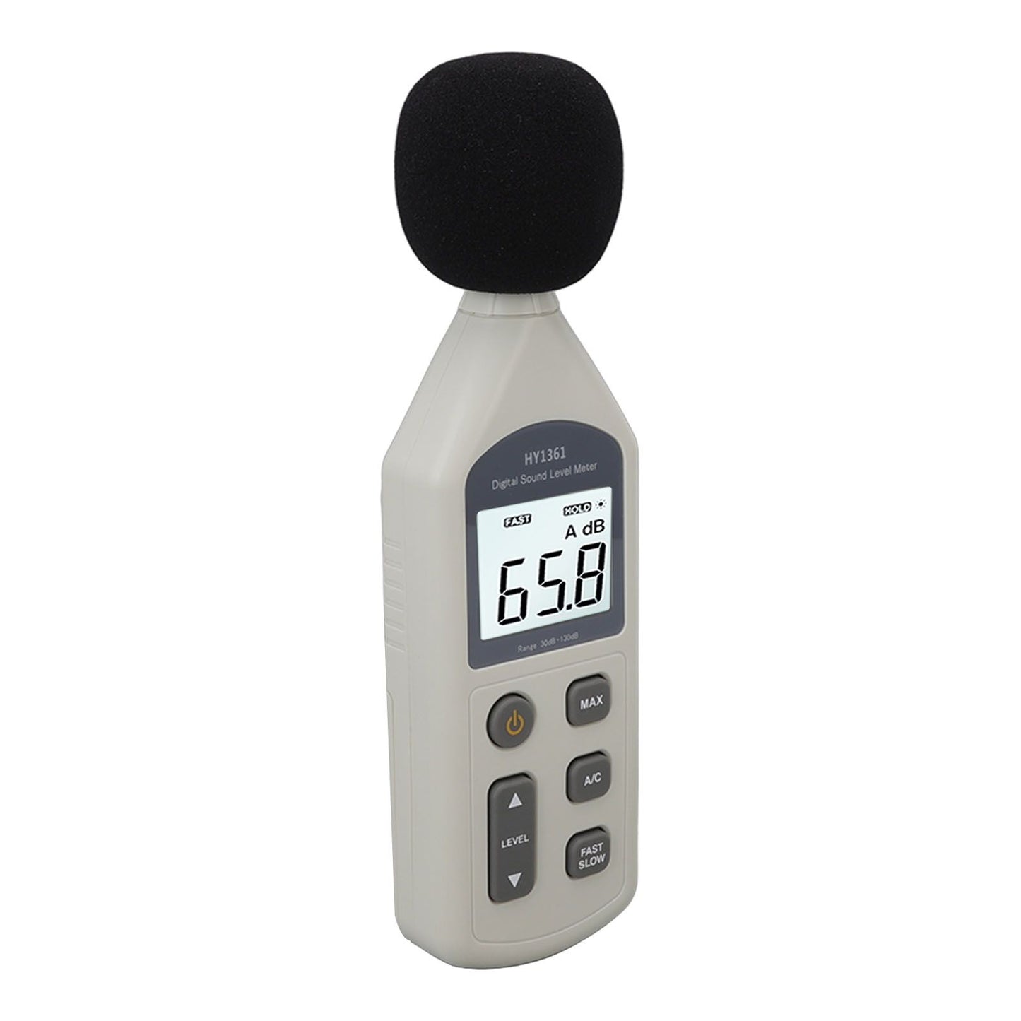 Decibel Meter High Accuracy LCD Screen 30 to 130dBA 5V USB Noise Detector with Backlight for Hospitals V1294-YM0512-3111220296211