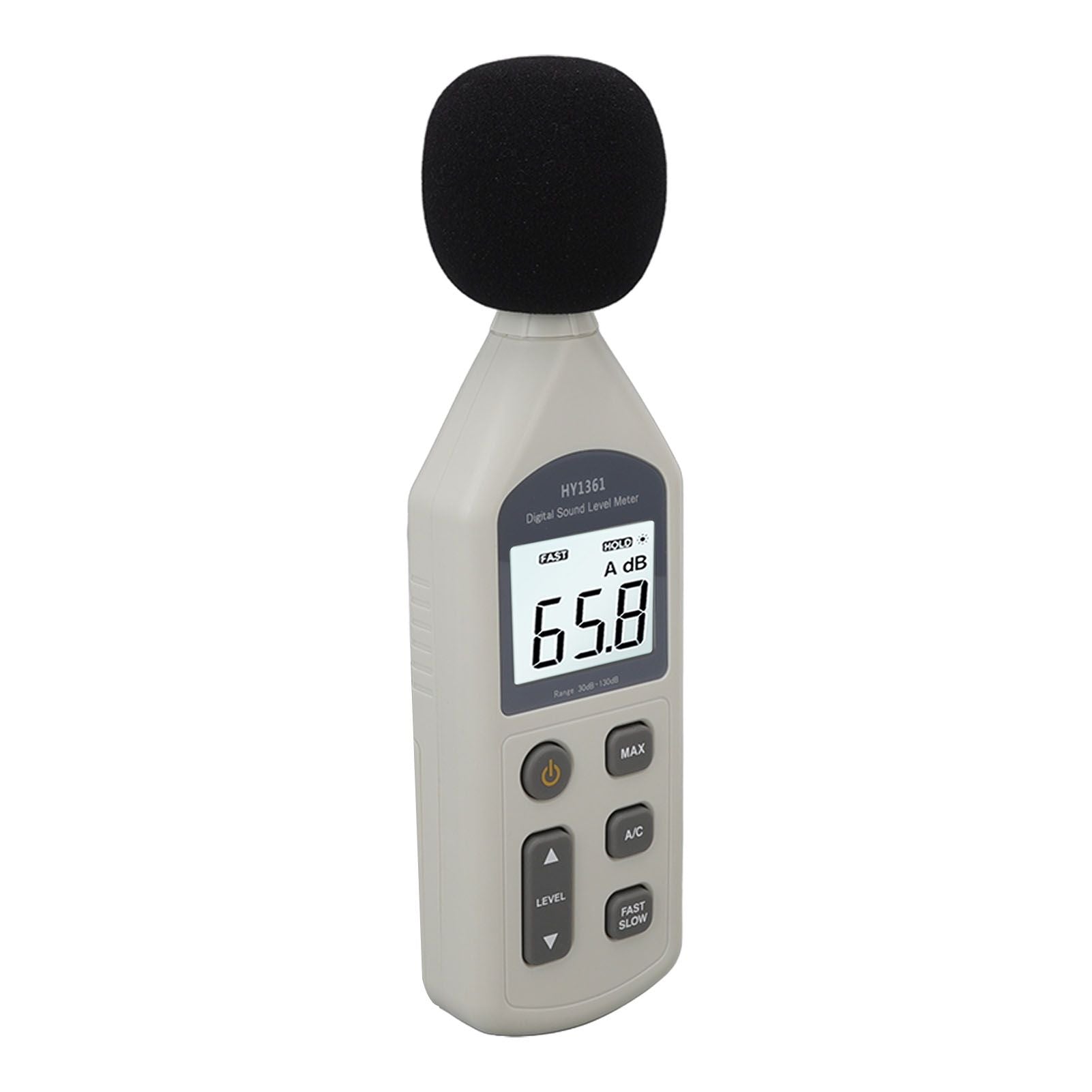 Decibel Meter High Accuracy LCD Screen 30 to 130dBA 5V USB Noise Detector with Backlight for Hospitals V1294-YM0512-3111220296211