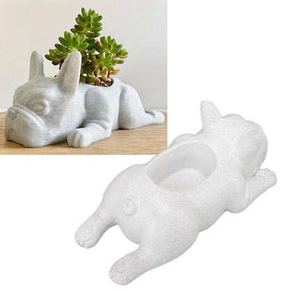 Resin Succulent Planter Pots Dog Flowerpot Office Desktop Ornament For Decorating Your Table V1294-YM0512-3111220297211
