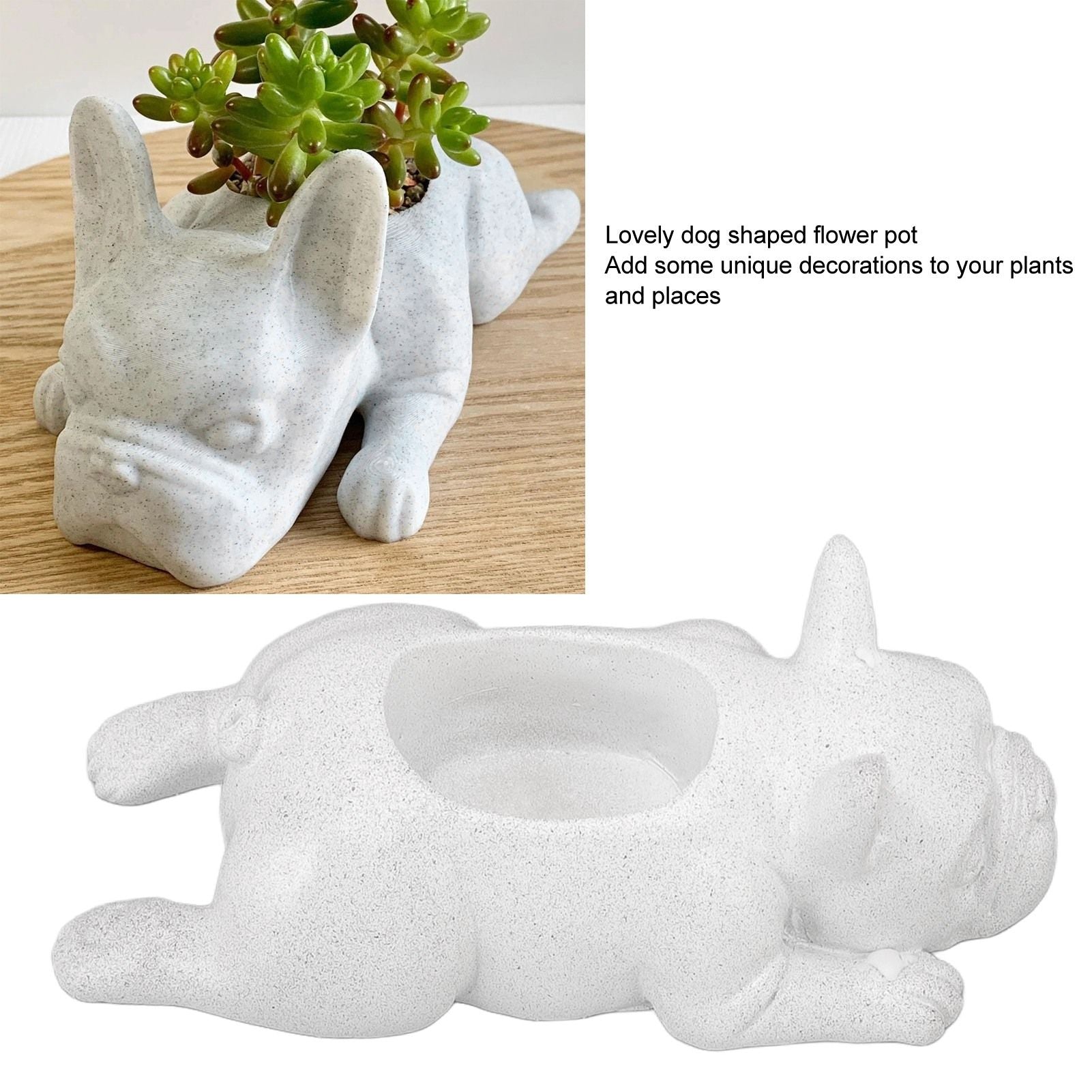 Resin Succulent Planter Pots Dog Flowerpot Office Desktop Ornament For Decorating Your Table V1294-YM0512-3111220297211