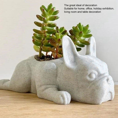 Resin Succulent Planter Pots Dog Flowerpot Office Desktop Ornament For Decorating Your Table V1294-YM0512-3111220297211