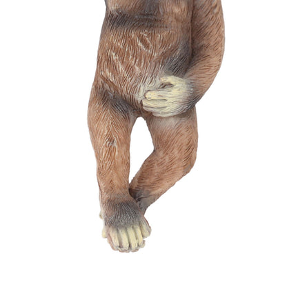Baby Monkey Hanging Statue Exquisite Carving Resin Brown Monkey Sculptures for Trees Gardens V1294-YM0512-3111220297411