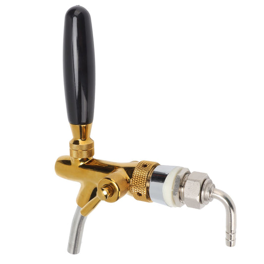 Adjustable Draft Beer Faucet Food Grade Golden Stainless Steel Beer Keg Tap for Bar Hotel V1294-YM0512-3111220297611