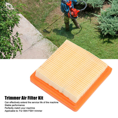 5PCS Trimmer Air Filter Panel Filter Paper Trimmer Air Filter Replacement for Stihl FS91 Garden Tool V1294-YM0512-3111220298411