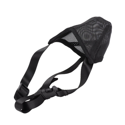 Dog Muzzle Soft Mesh Poisoned Bait Protection Pet Mouth Cover with Adjustable Straps for Small Medium Large V1294-YM0512-3111220299211
