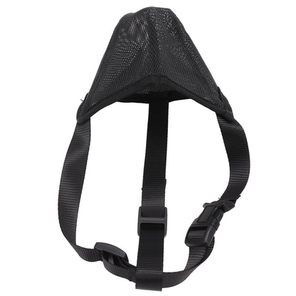 Dog Muzzle Soft Mesh Poisoned Bait Protection Pet Mouth Cover with Adjustable Straps for Small Medium Large V1294-YM0512-3111220299211