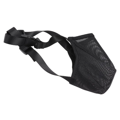 Dog Muzzle Soft Mesh Poisoned Bait Protection Pet Mouth Cover with Adjustable Straps for Small Medium Large V1294-YM0512-3111220299211