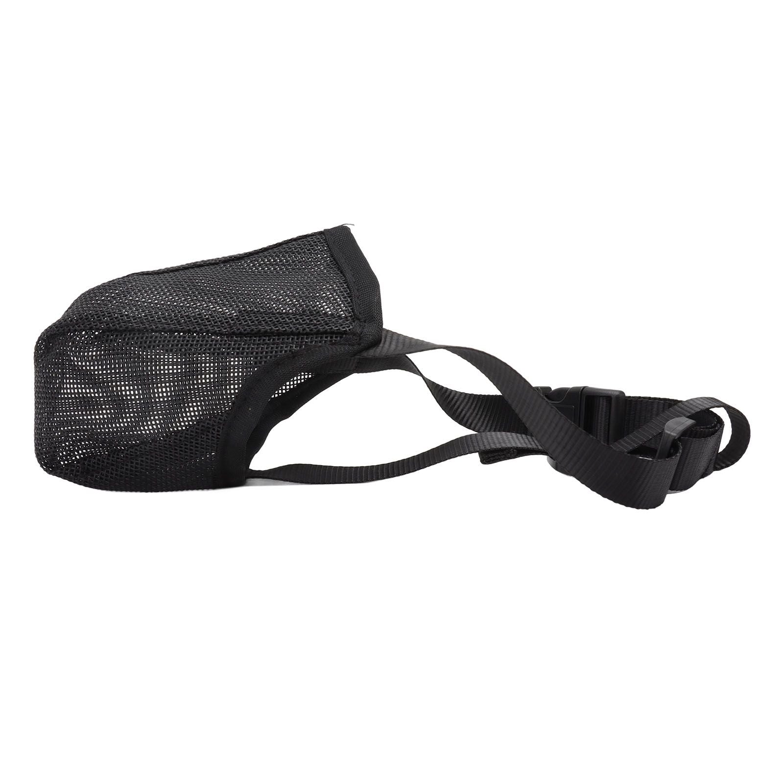 Dog Muzzle Soft Mesh Poisoned Bait Protection Pet Mouth Cover with Adjustable Straps for Small Medium Large V1294-YM0512-3111220299212